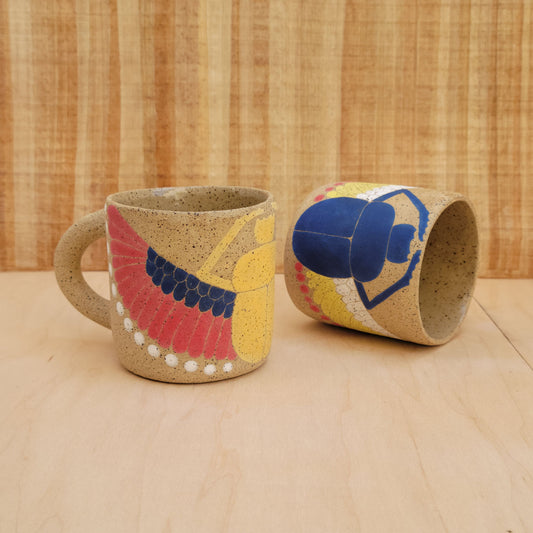 Scarab Mug - Blue